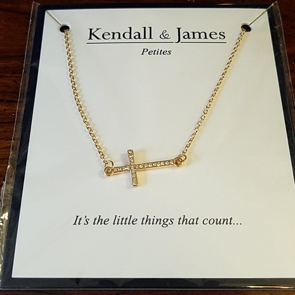 Kendall & James Cross Necklace